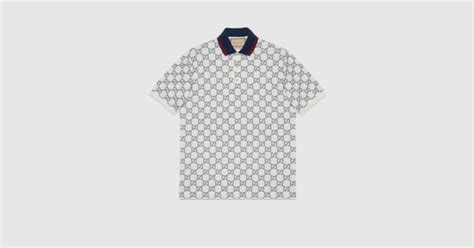 gucci lido white polo